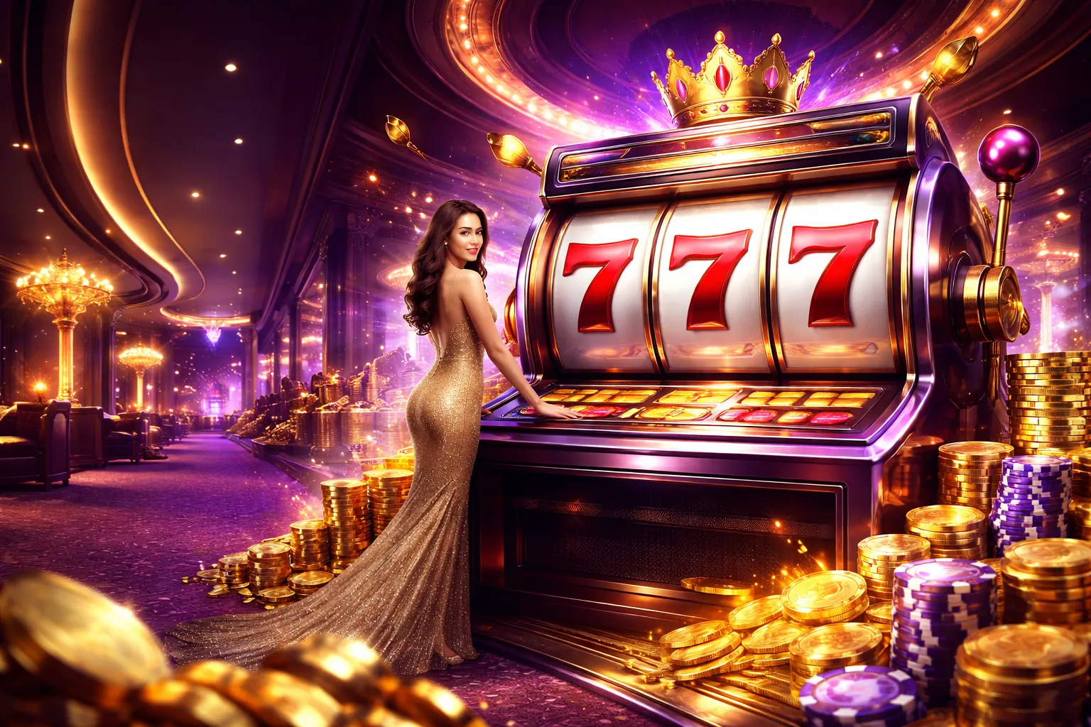 Giao diện ứng dụng 7clubs Android với game slot nổi bật